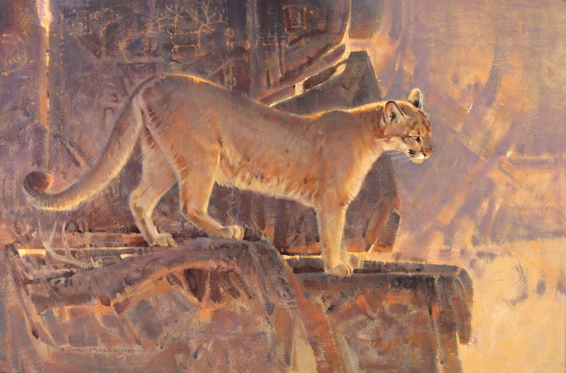 Sandstone Canyon Overlook, 20"x30", Oil on Linen